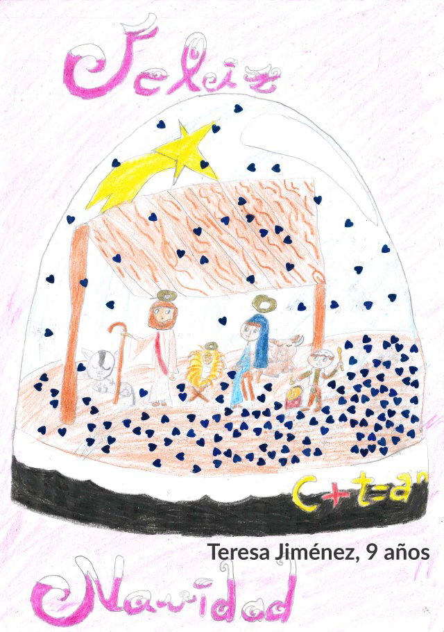 Dibujo ganador del III Concurso de Felicitaciones Navideñas CTA