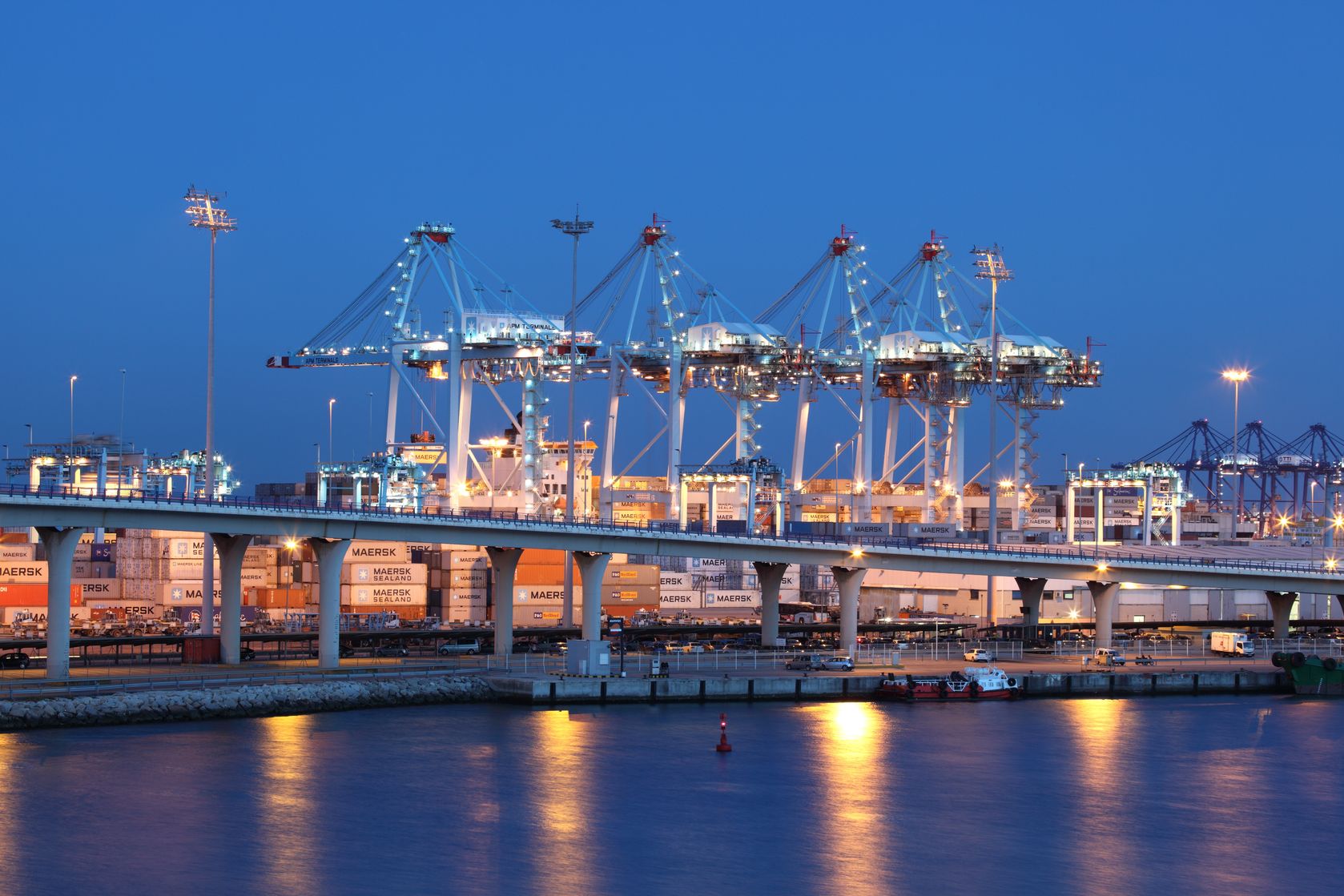 Puerto de Algeciras, foto de archivo