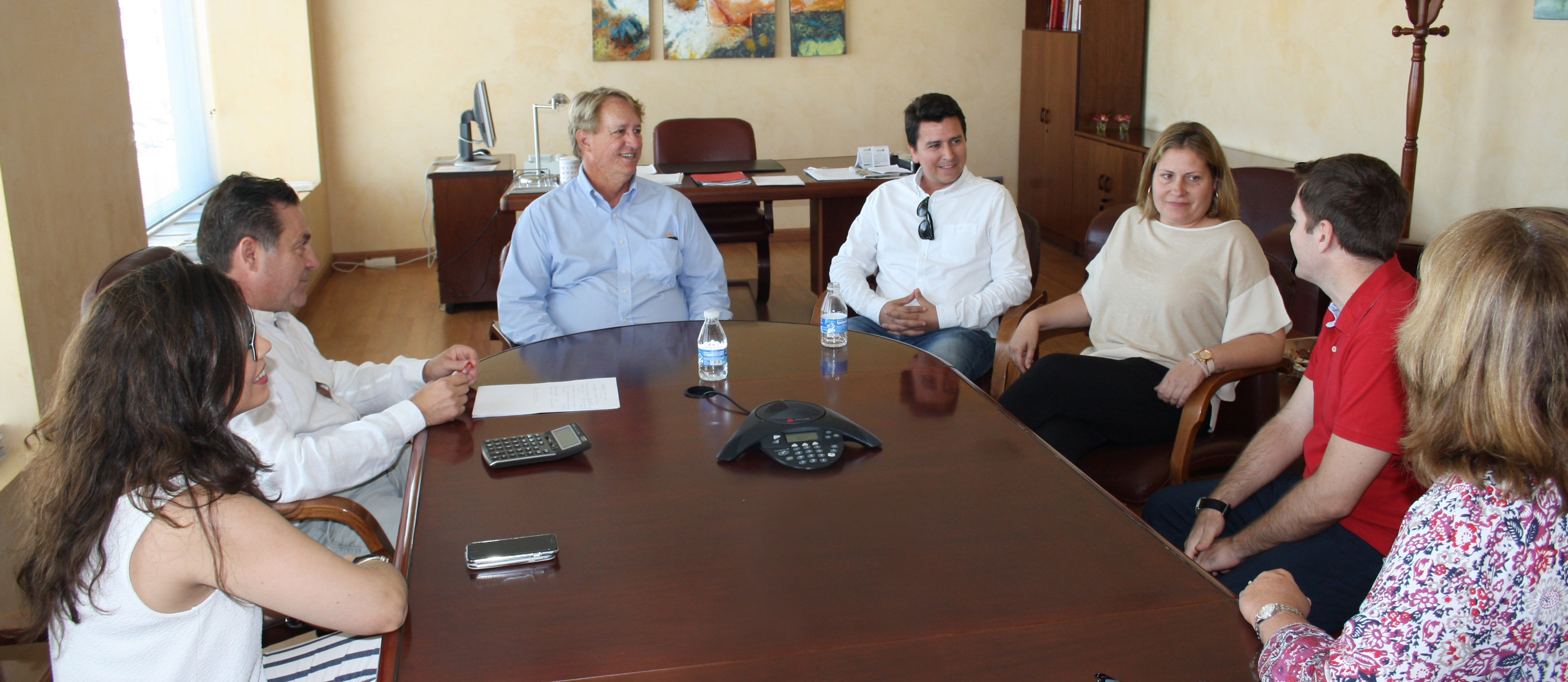 City Manager de San Agustín visita Magtel