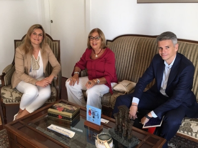 Reunión de CTA con la alcaldesa de Baeza