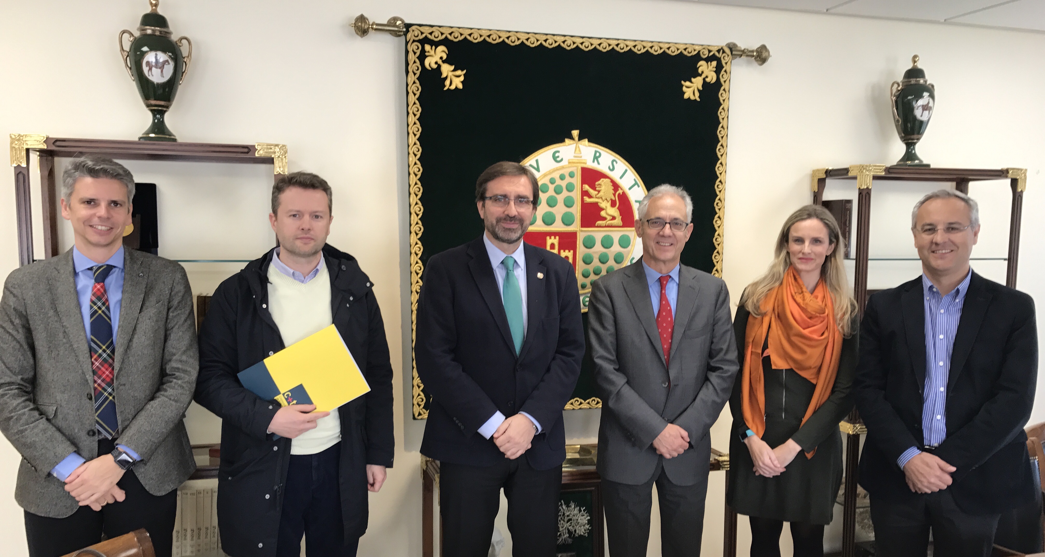 Encuentro del director general de CTA con el rector de la Universidad de Jaén