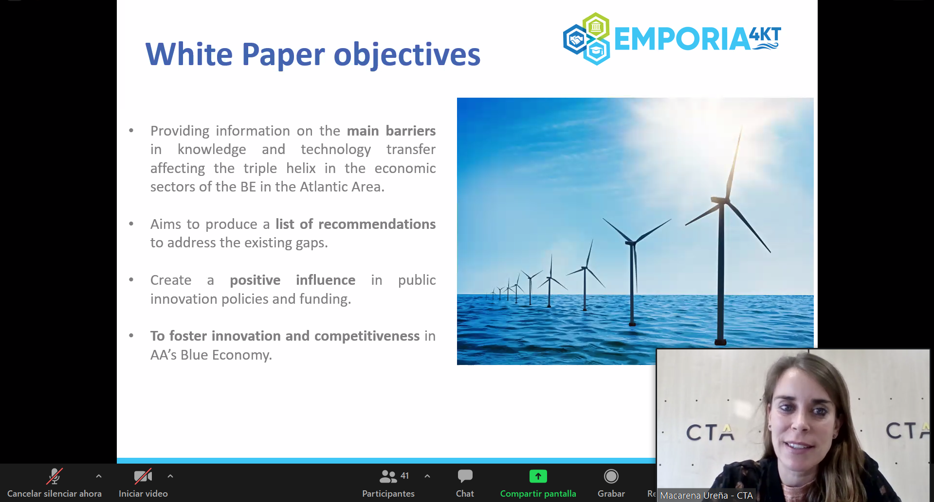 Presentación whitepaper EMPORIA4KT