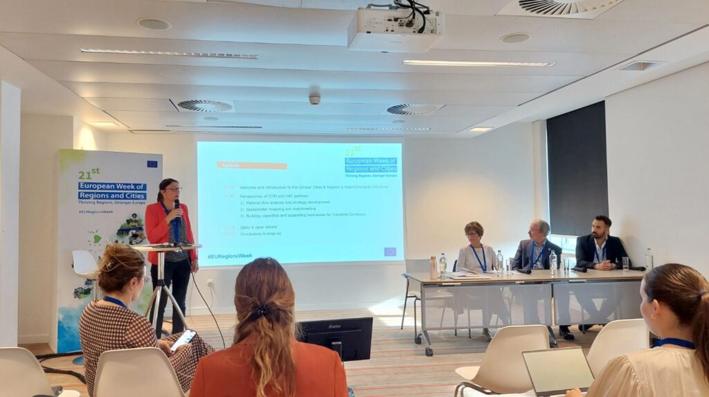 CTA participa en un evento sobre circularidad organizado por la CCRI en la European Week of Regions and Cities