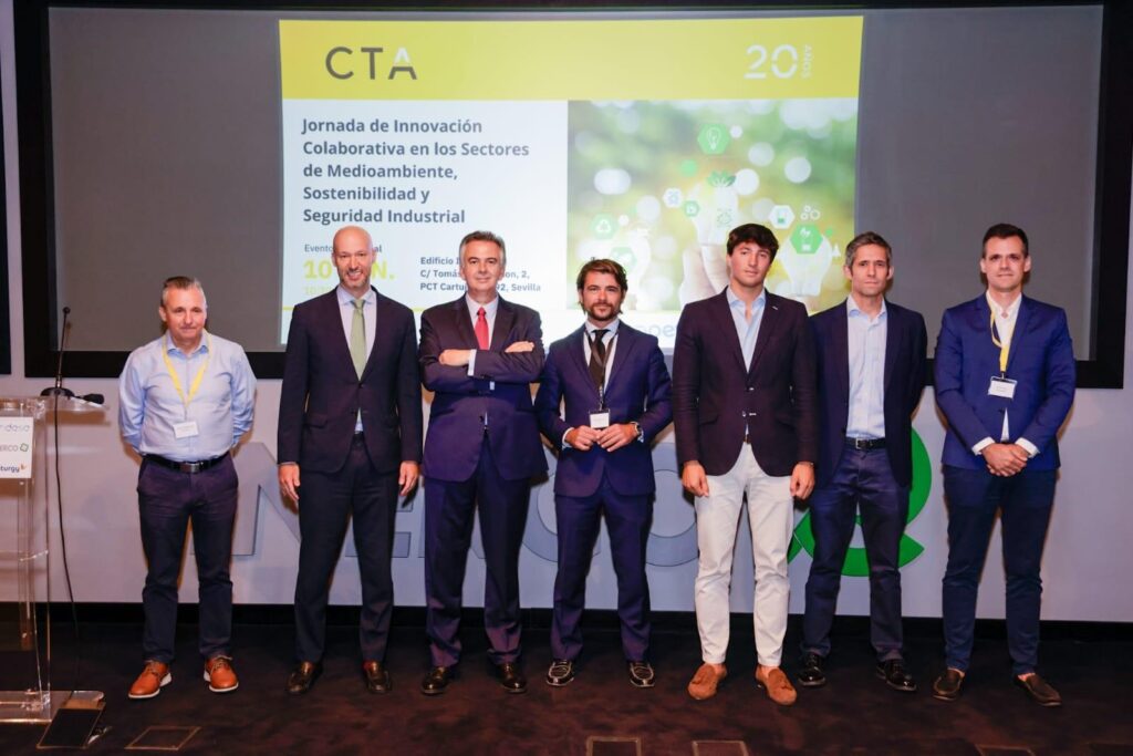 Ponentes de las jornadas de innovación colaboratvia de CTA e Inerco, con participación de Endesa, Iberdrola, Moeve y Naturgy